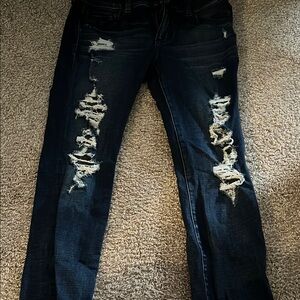 Distressed american eagle crop Jeans for Women